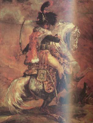 Theodore Gericault Chasseur of the Imperial Guard,Charging (mk10) China oil painting art